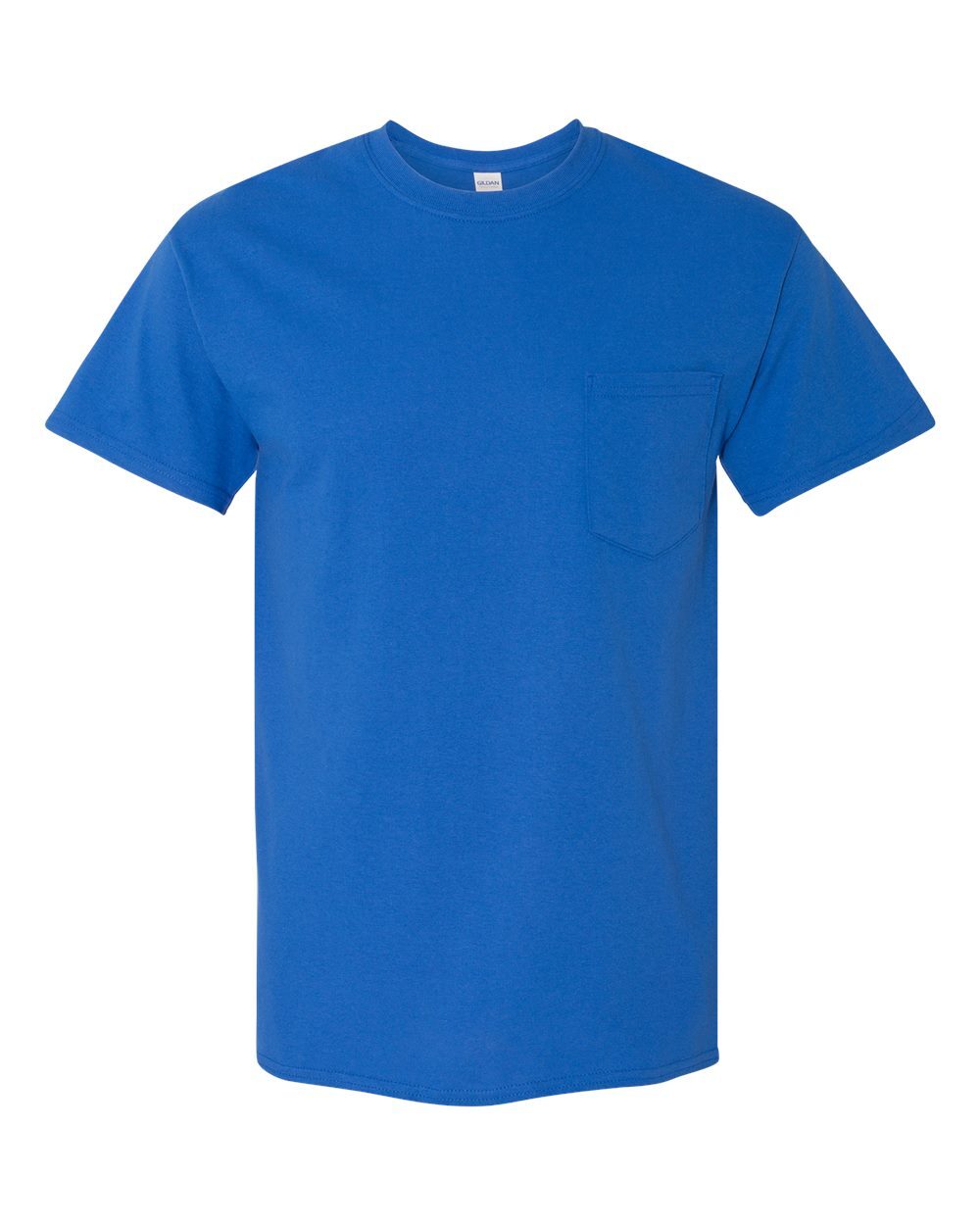 Gildan - Heavy Cotton Pocket T-Shirt Rib Collar Assorted Colors Tee Pack of 9 gallery