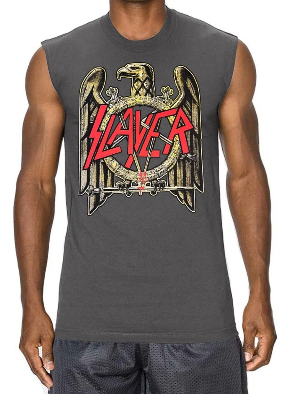 Slayer Eagle Muscle Shirt Men's Sizes (Multiple Variations) gallery