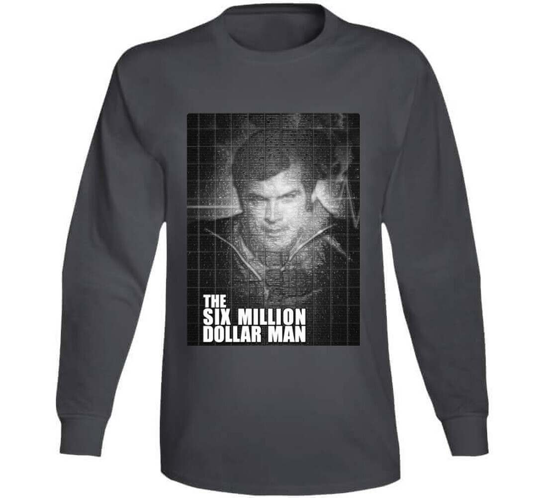 Six Million Dollar Man Lee Majors 70s Classic Tv T Shirt gallery