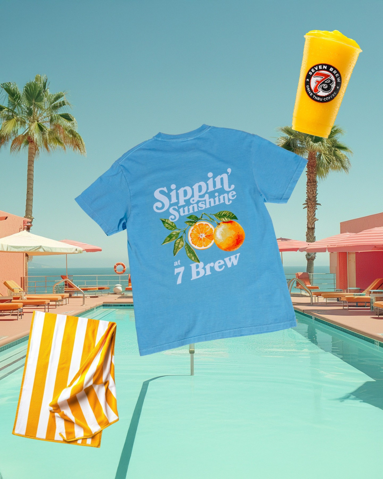 Sippin Sunshine at 7 brew Tee, T-shirt gallery