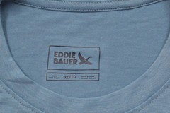 Eddie Bauer Men’s XL Blue Graphic Mountain T-Shirt New With Tags Short Sleeve