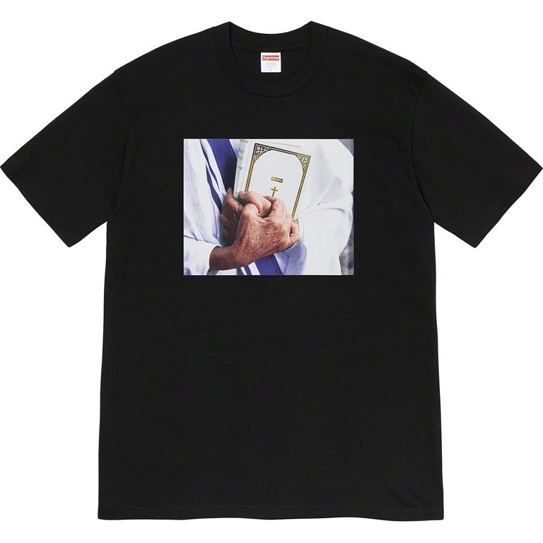 🔥 Supreme New York Antichrist Bible Tee Black FW19 Size Small