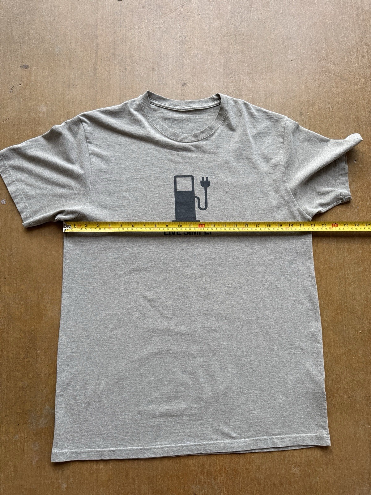 Patagonia Live Simply Graphic Outdoors Hiking Gray T-Shirt X-Large gallery