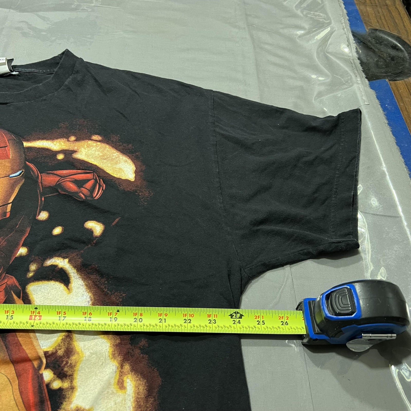 Marvel Shirt Mens 2XL Black Iron Man Graphic Tee Mad Engine Superhero Comics gallery