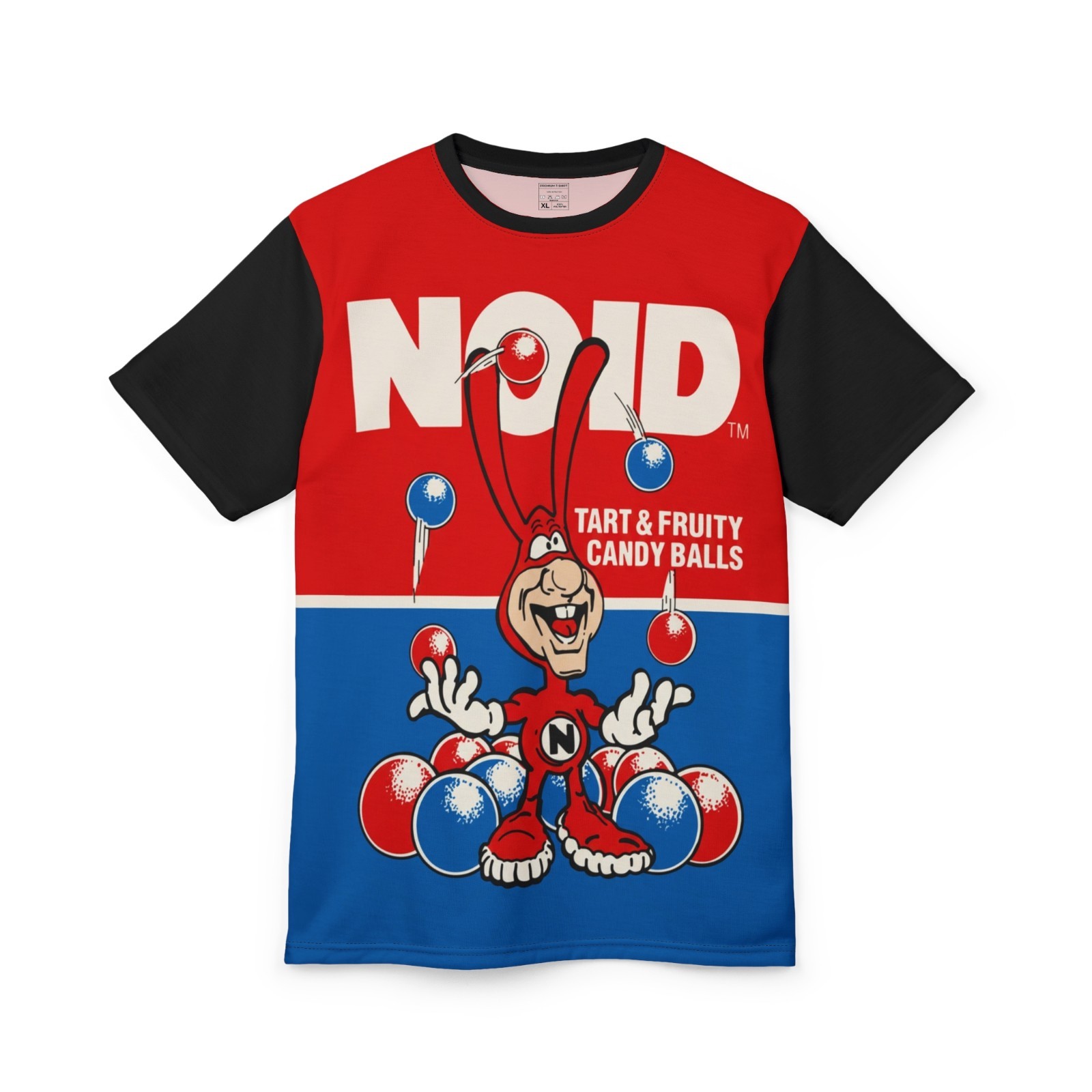 Noid Candy Balls 1988 Domino’s Pizza Retro Style T-Shirt