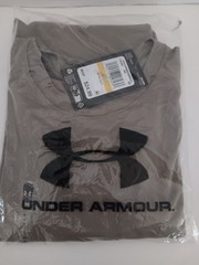 Under Armour NIP Tactical Tech Short Sleeve T-Shirt Athletic Men’s Med Tan