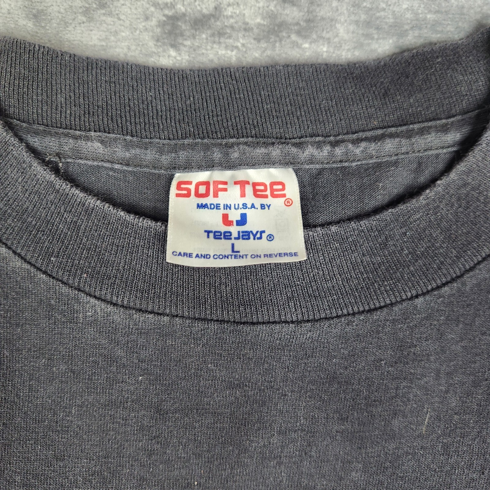 VTG Rusty Wallace #2 Miller Lite T Shirt Large Softee TeeJays Single Stitch Face gallery