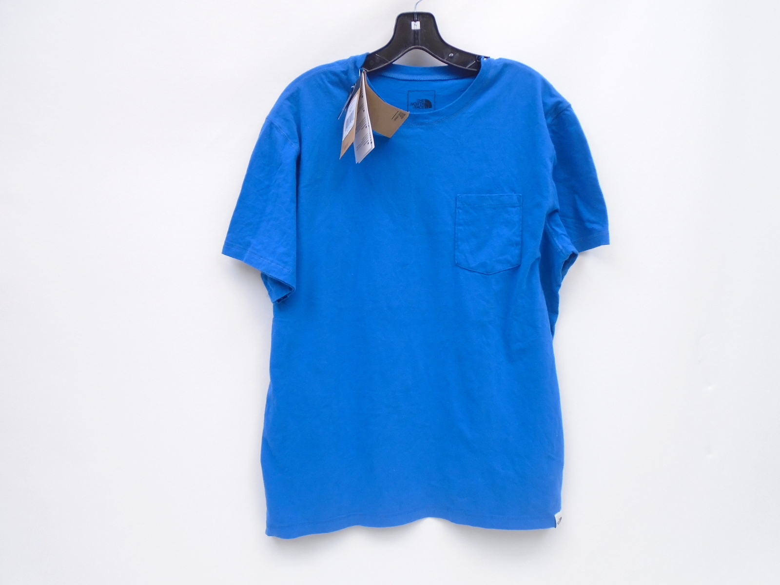THE NORTH FACE NF0A7WUUHDC-L MENS WANDER SHORT SLEEVE SHIRT SHADY BLUE LARGE