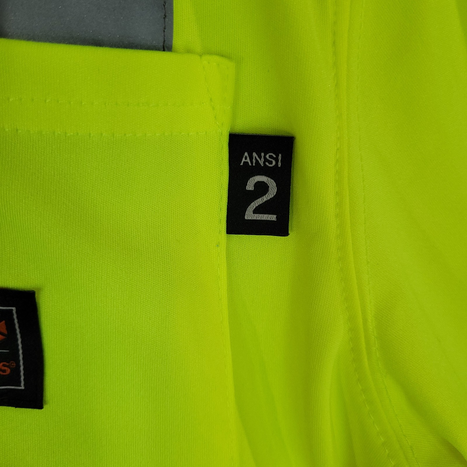 Walls Men’s High Visibility Safety T-Shirt ANSI 2 Yellow Medium Polyester gallery