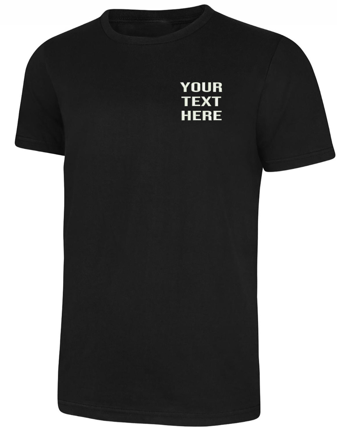 Personalised Text Embroidered Uneek UC320 Unisex Adults Olympic T Shirt gallery