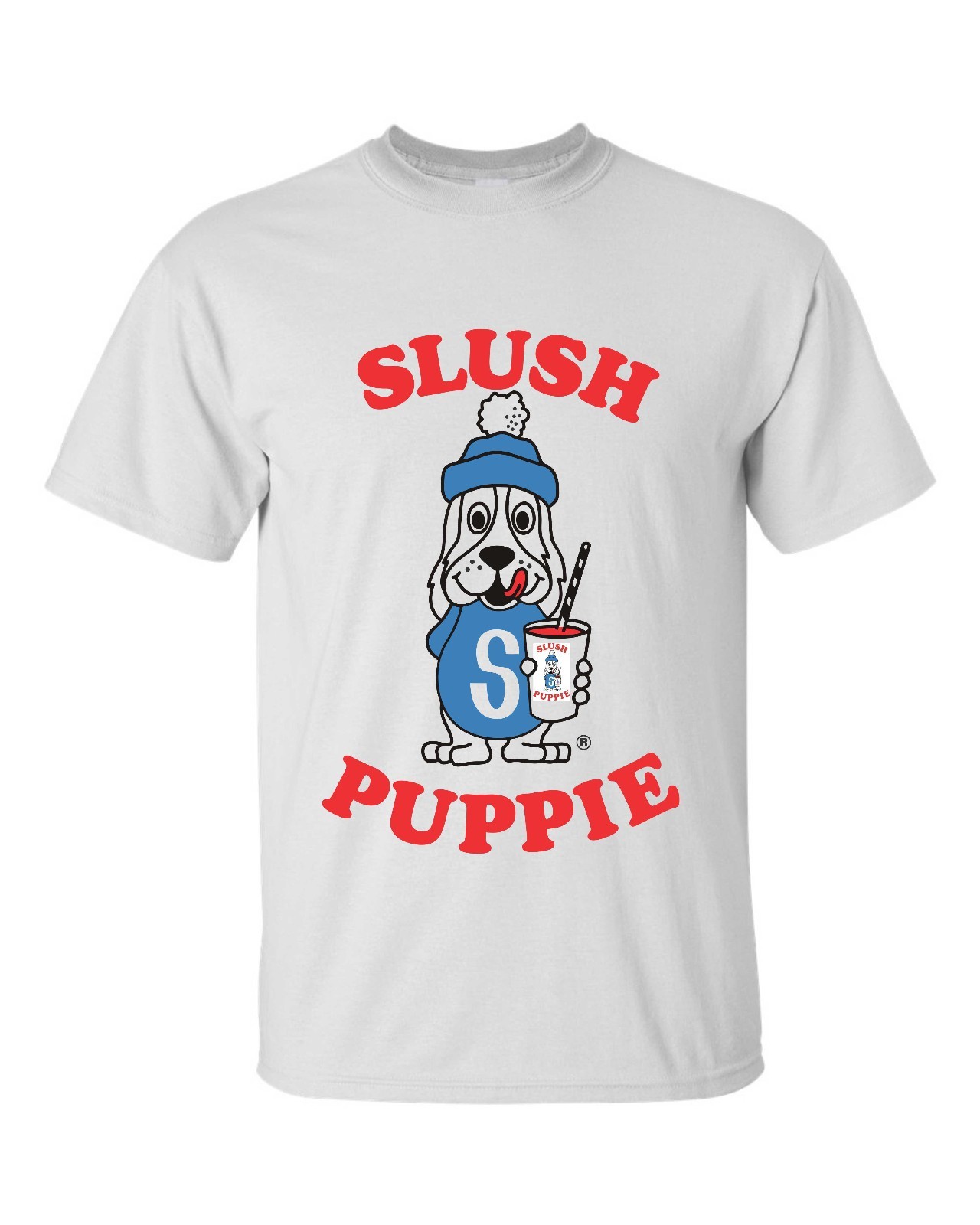 SLUSH PUPPIE LOGO T-SHIRT ICE CREAM GOOD HUMOR FLAVOR SMOOTHIE RETRO gallery