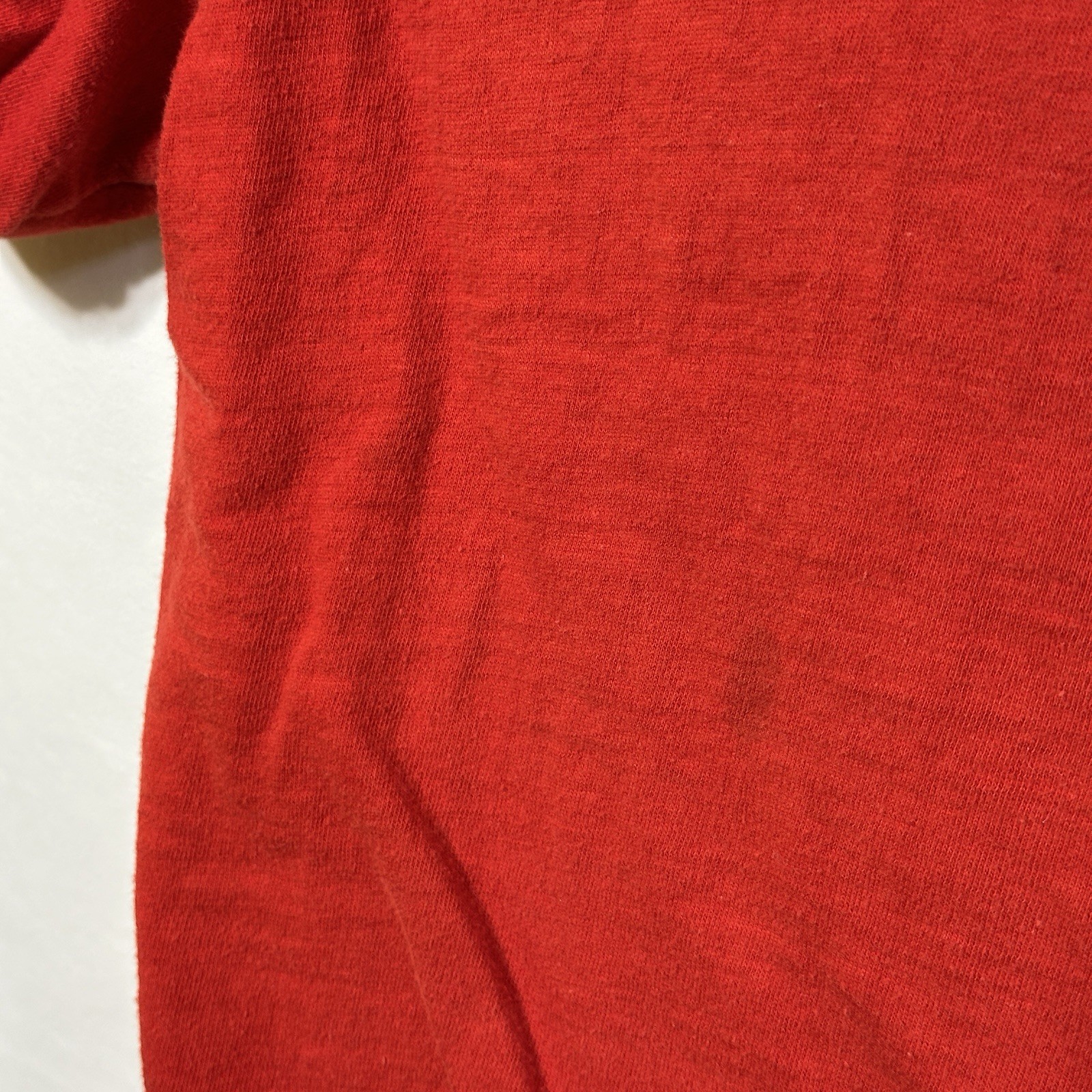 Vintage Double Face Reversible XS Red Yellow Short Sleeve T-Shirt Gym Athletics gallery