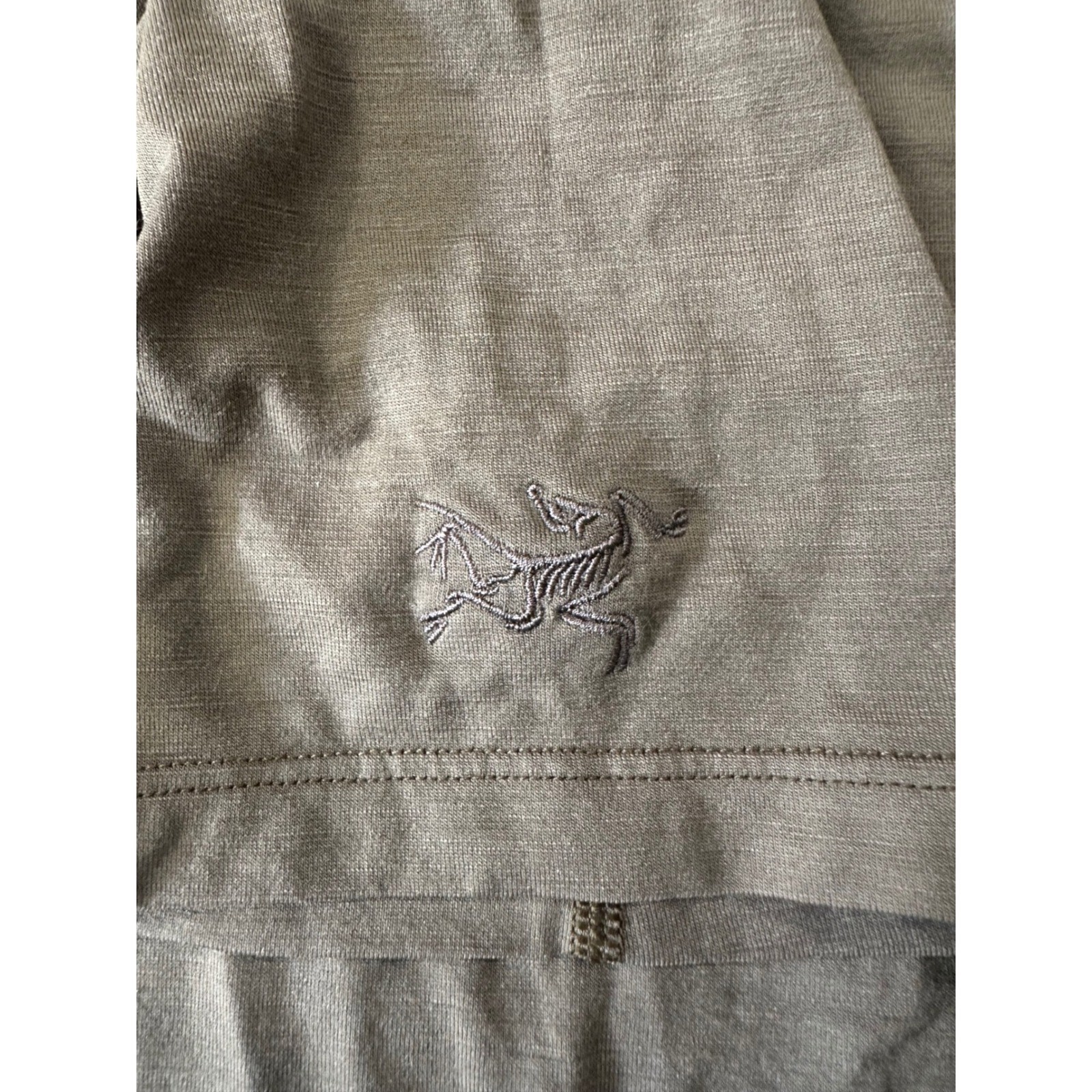 Arcteryx LEAF Cold WX T-Shirt AR Mens Large Crocodile Green Merino Wool 25789 gallery