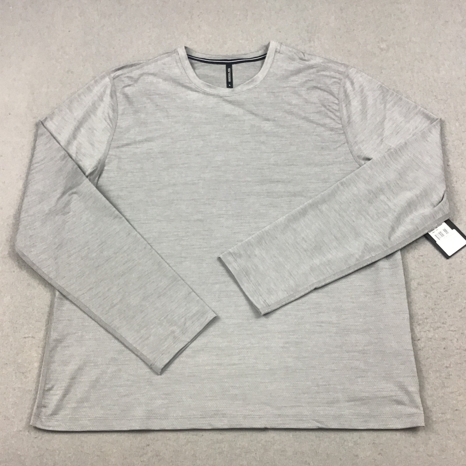 Ten Thousand Shirt Men Large Formal Gray Tee Long Sleeve Pullover Breathable L gallery