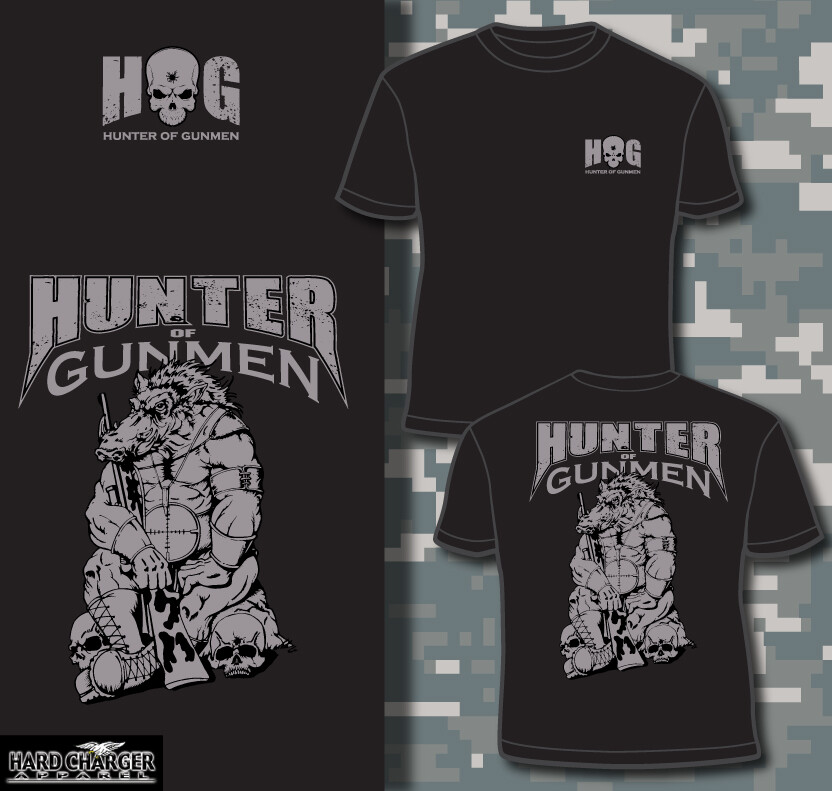 HOG - Hunter of Gunmen 0317 8541 Sniper Lejeune Pendleton Okinawa T-shirt gallery