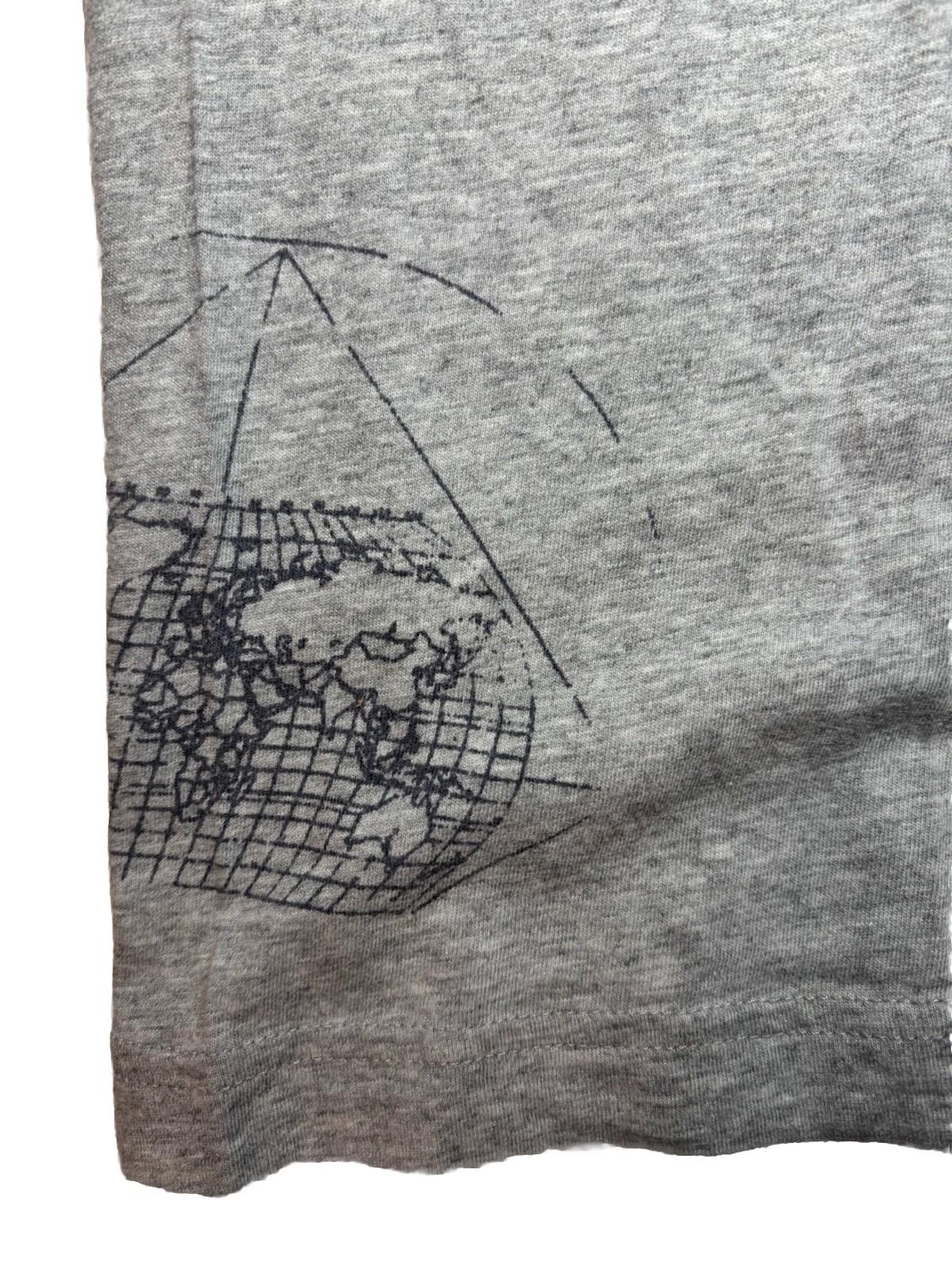 Vintage Diesel Industry T Shirt Men L Nautical Map Graphic Wave Breaker Y2K Slim gallery