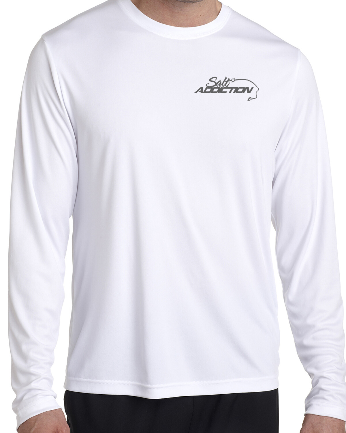 Salt Addiction long sleeve microfiber Trolling fishing t shirt uv upf 50+ fish gallery