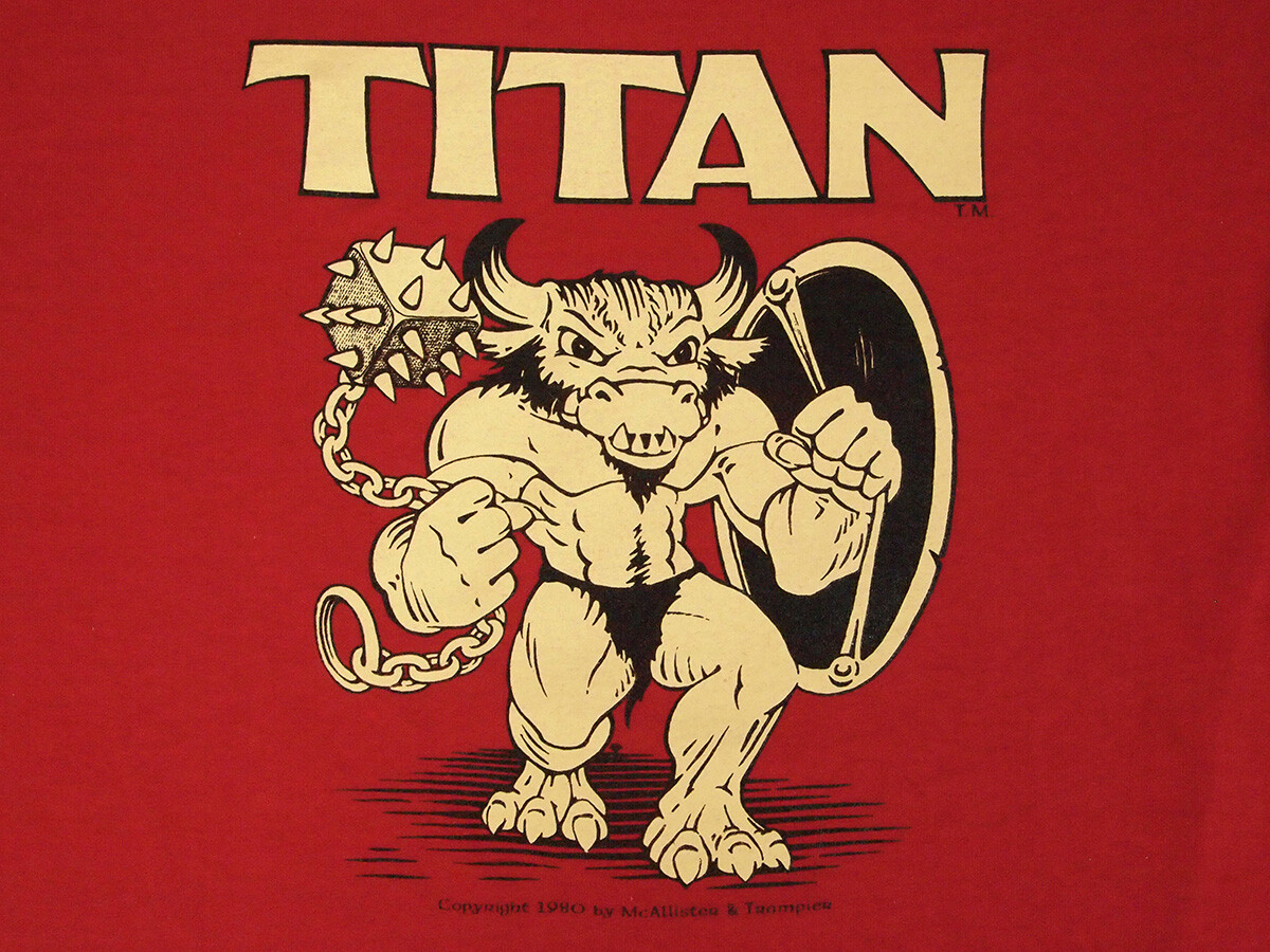 TITAN T-Shirts - Dave Trampier Gorgonstar Fantasy Wargame - Minotaur or Behemoth gallery