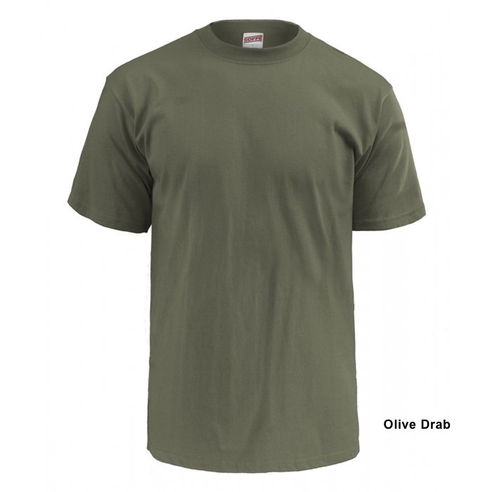 MILITARY USMC OD GREEN T-SHIRTS M280 3PK SOFFE S M L XL 2XL 50/50 POLY COTTN NEW gallery
