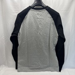 Houston Rockets Size LARGE Diamond Supply Co Gray Black Raglan Shirt LS w Pocket