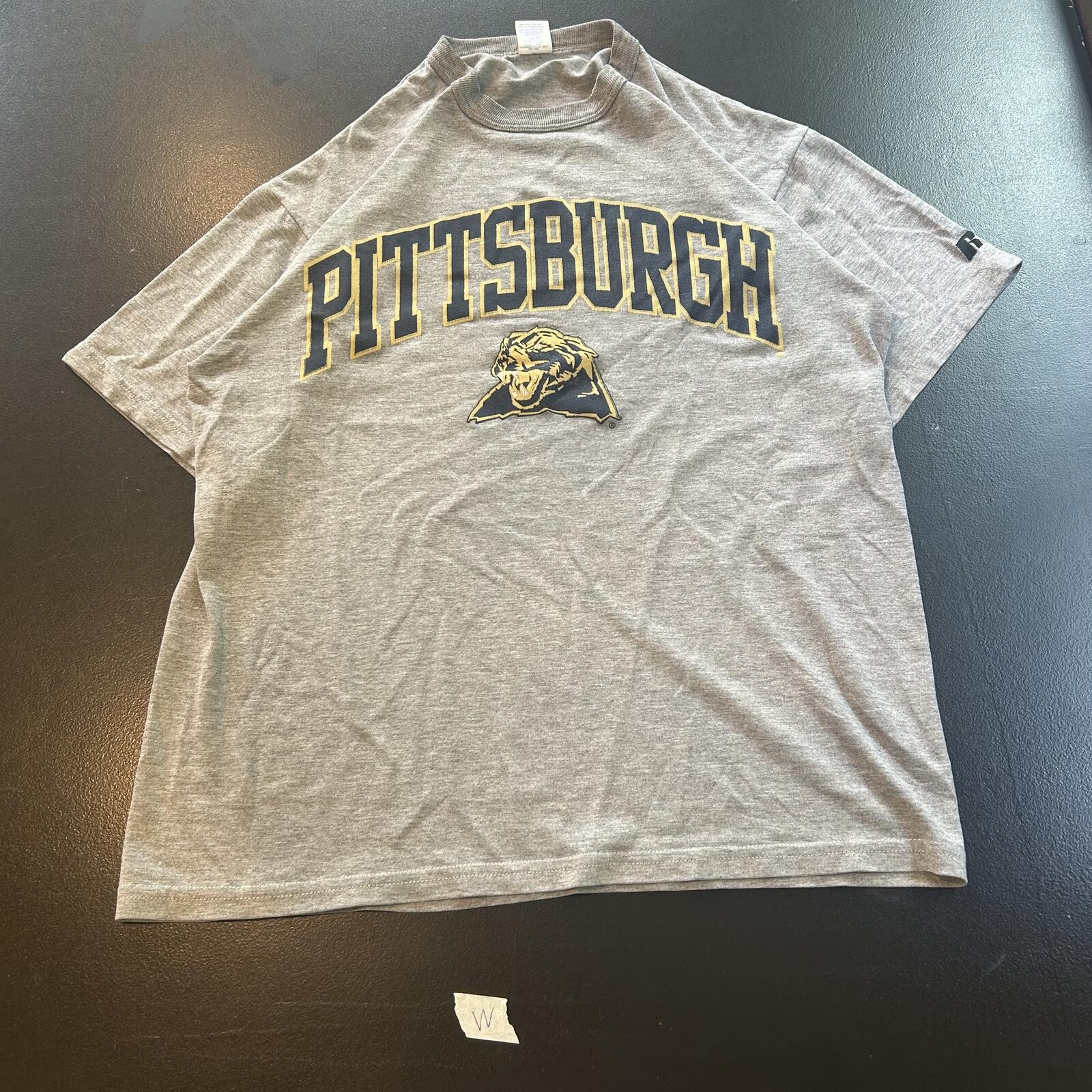 Pittsburgh Panthers Russell Athletic Grey Graphic T-Shirt Men's Medium gallery