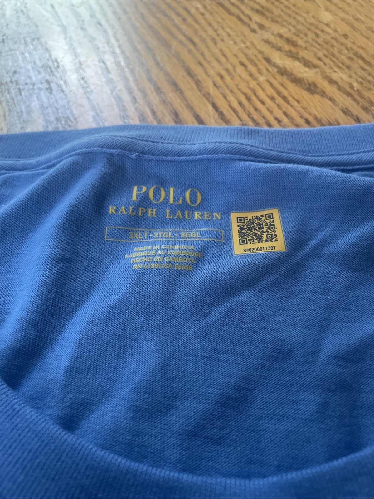 3XLT NWT Polo Ralph Lauren Men's Blue Pocket Cotton Short Sleeve T-Shirt $60 gallery
