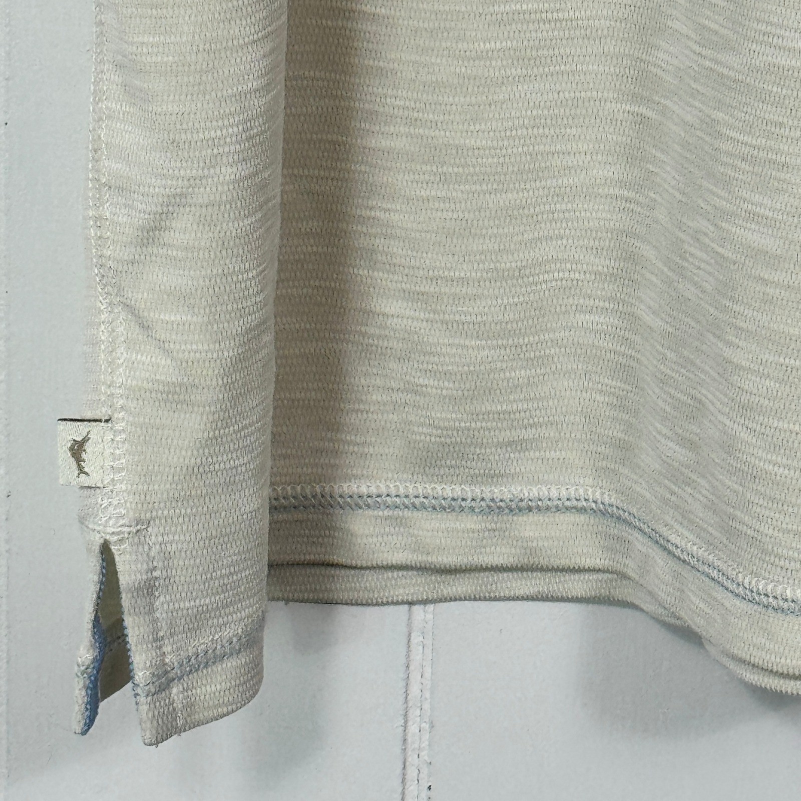 Tommy Bahama Mens L/G Beige Tencel Polyester Short Sleeve T Shirt Beach Casual gallery