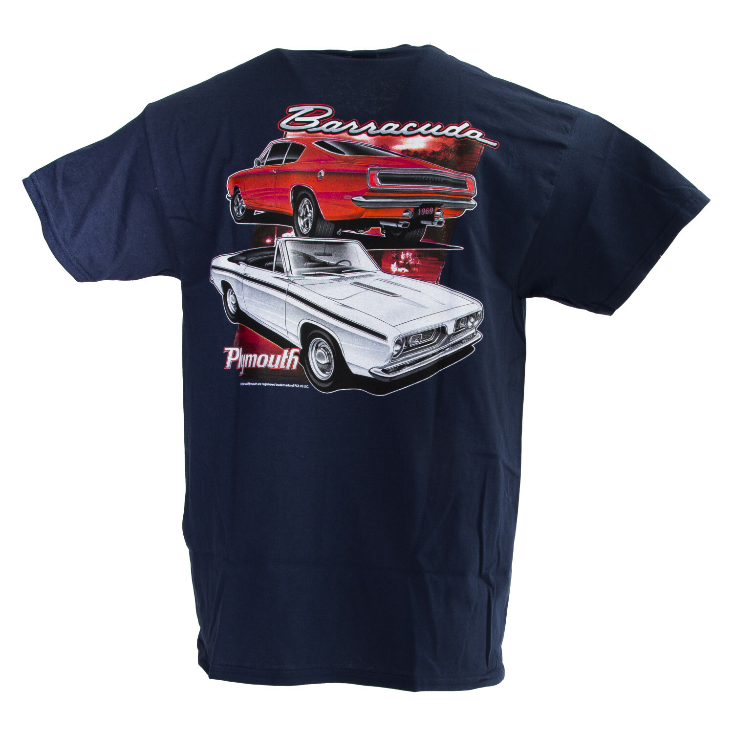 David Carey Originals Officially Licensed Plymouth Barracuda Tee shirt Mens 3XL gallery