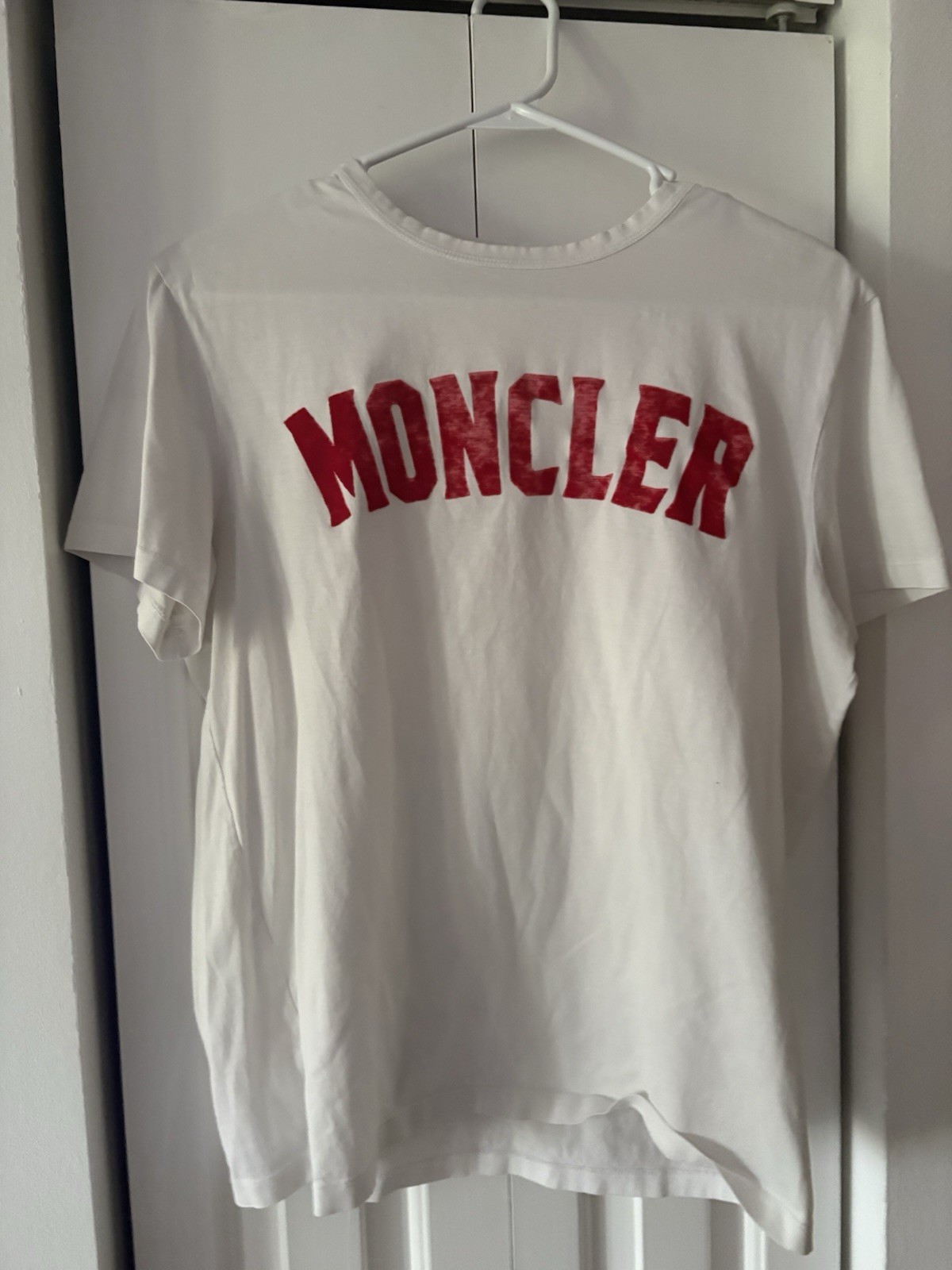 MONCLER T-shirt cotton White . See Picture And Read Description gallery
