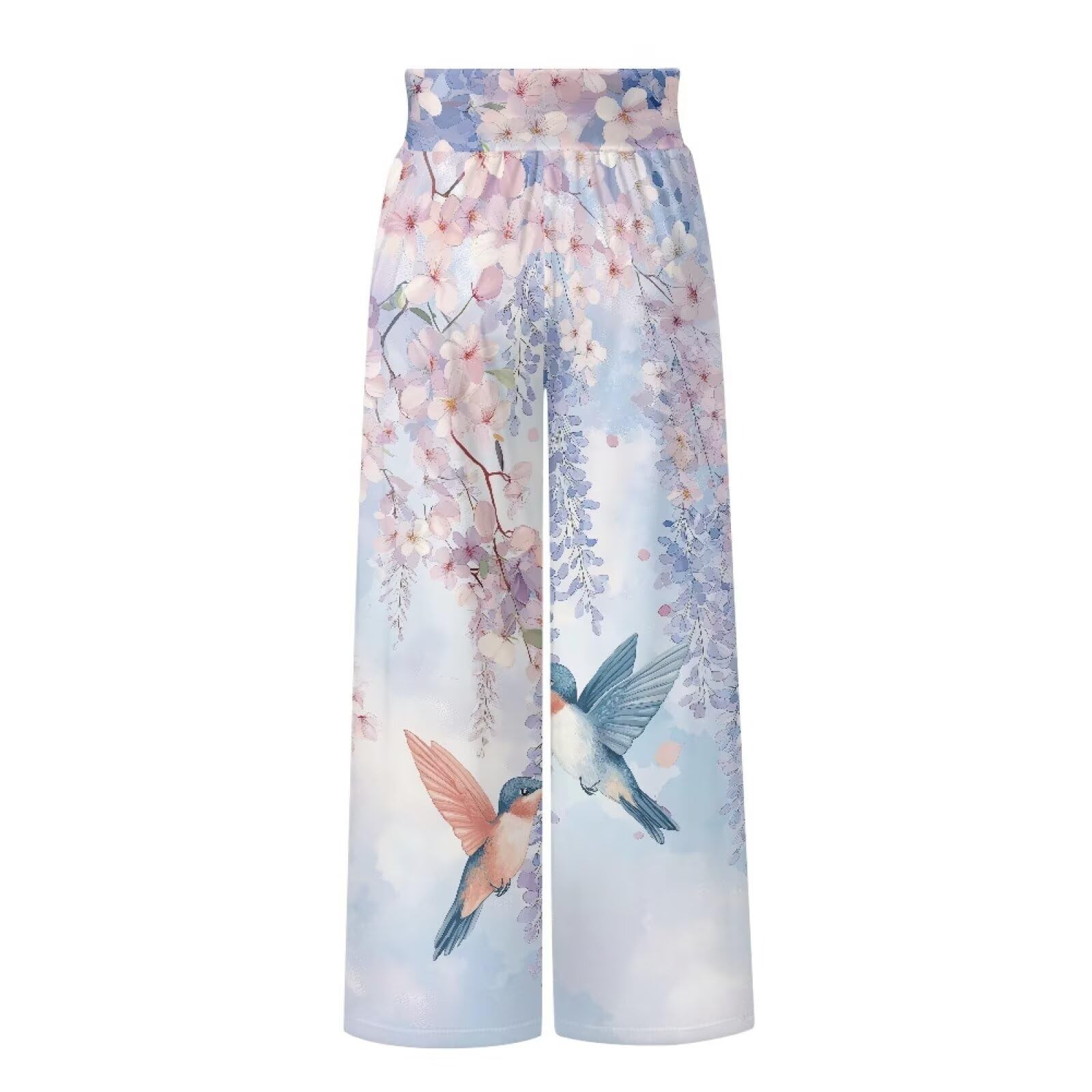 Womens Wide Leg Palazzo Lounge Pants Comfy Yoga High Waisted Sweatpant gallery