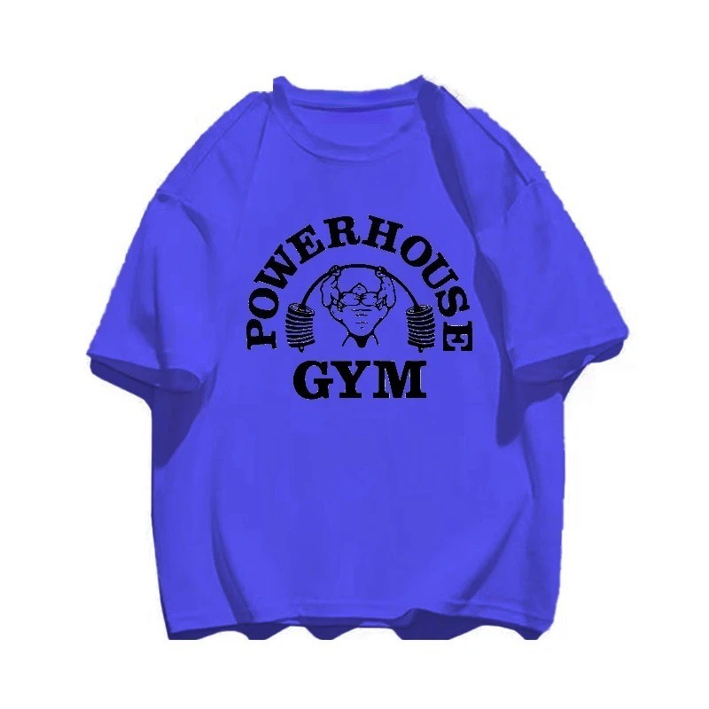Men T-shirts Fitness Bodybuilding Cotton Shirt Oversized Rag Gym Sport Muscle. gallery