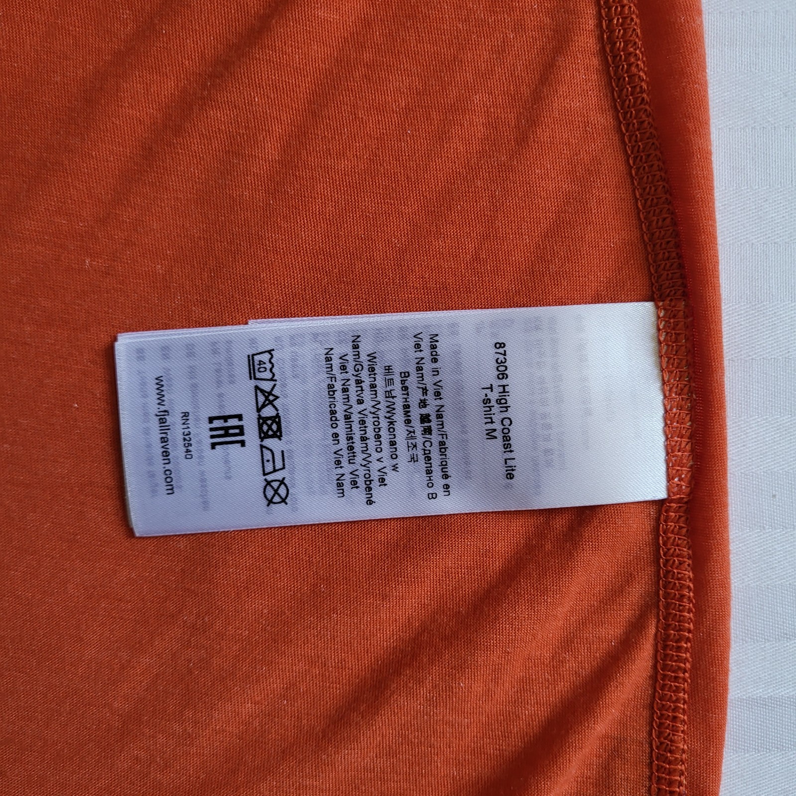Fjallraven High Coast Lite T-shirt Men's XXL Red Hiking Lightweight Quick-drying gallery