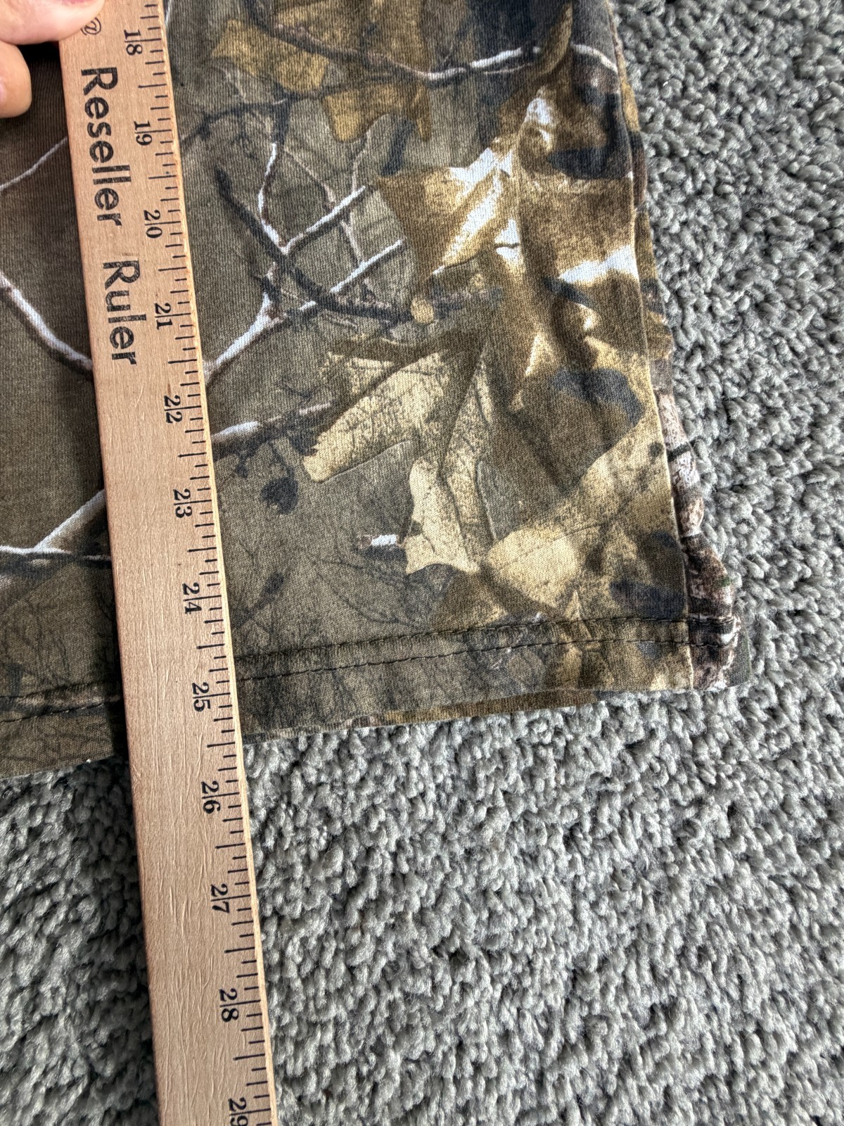 Realtree Camo Shirt Mens Extra Large Brown Xtra Hardwood Fall Short Sleeve gallery
