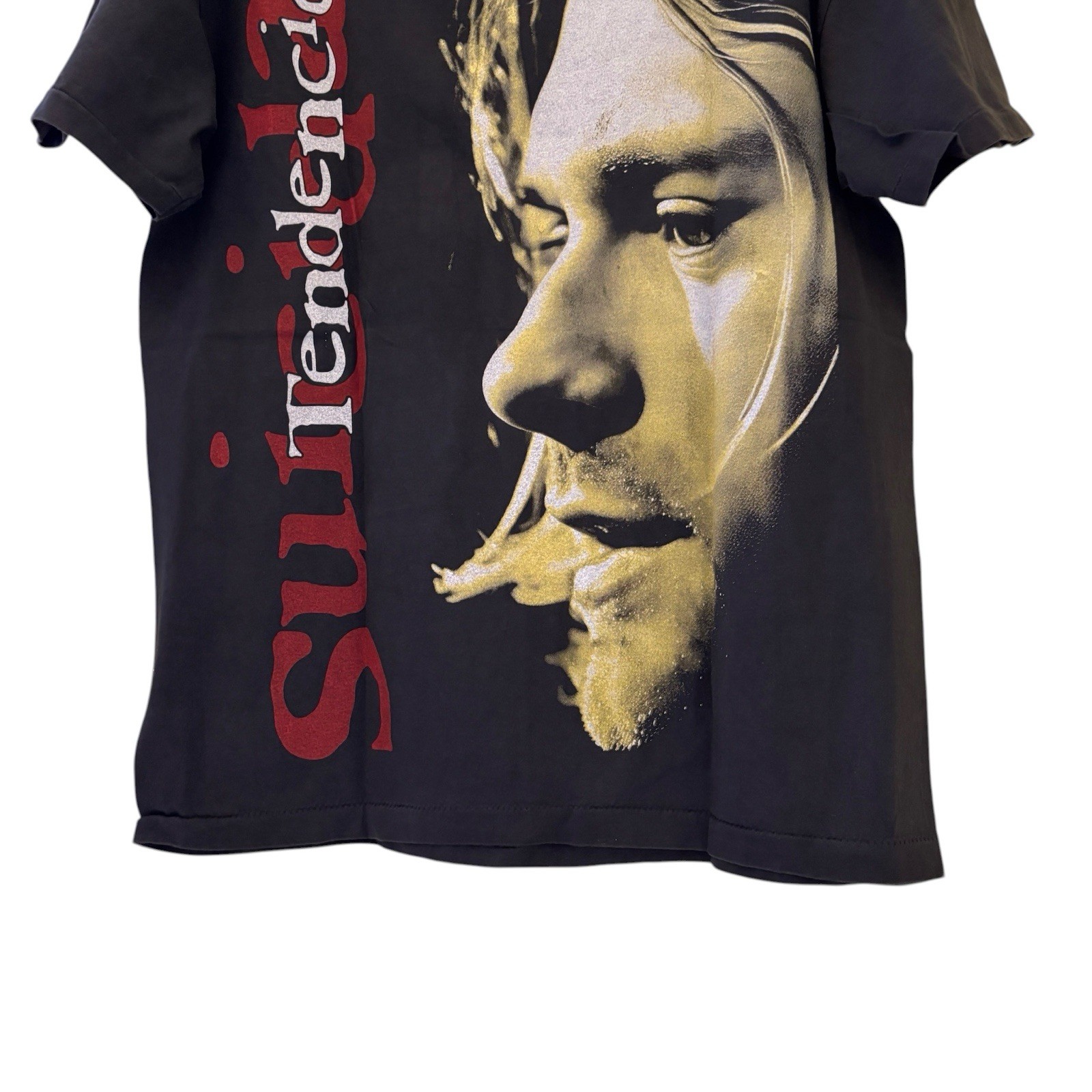 Vintage Kurt Cobain “Suicidal Tendencies” Nirvana 90s Band Shirt REPRINT Sz XL gallery