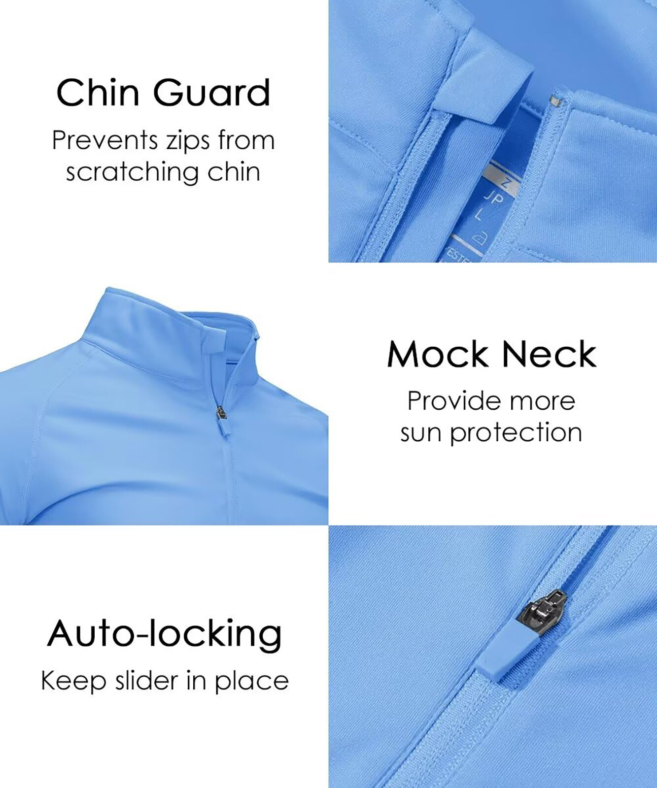 Men's UPF 50+ T-Shirt 1/4 Zip Up Sun Block UV Protection Outdoor Fishing Shirts gallery