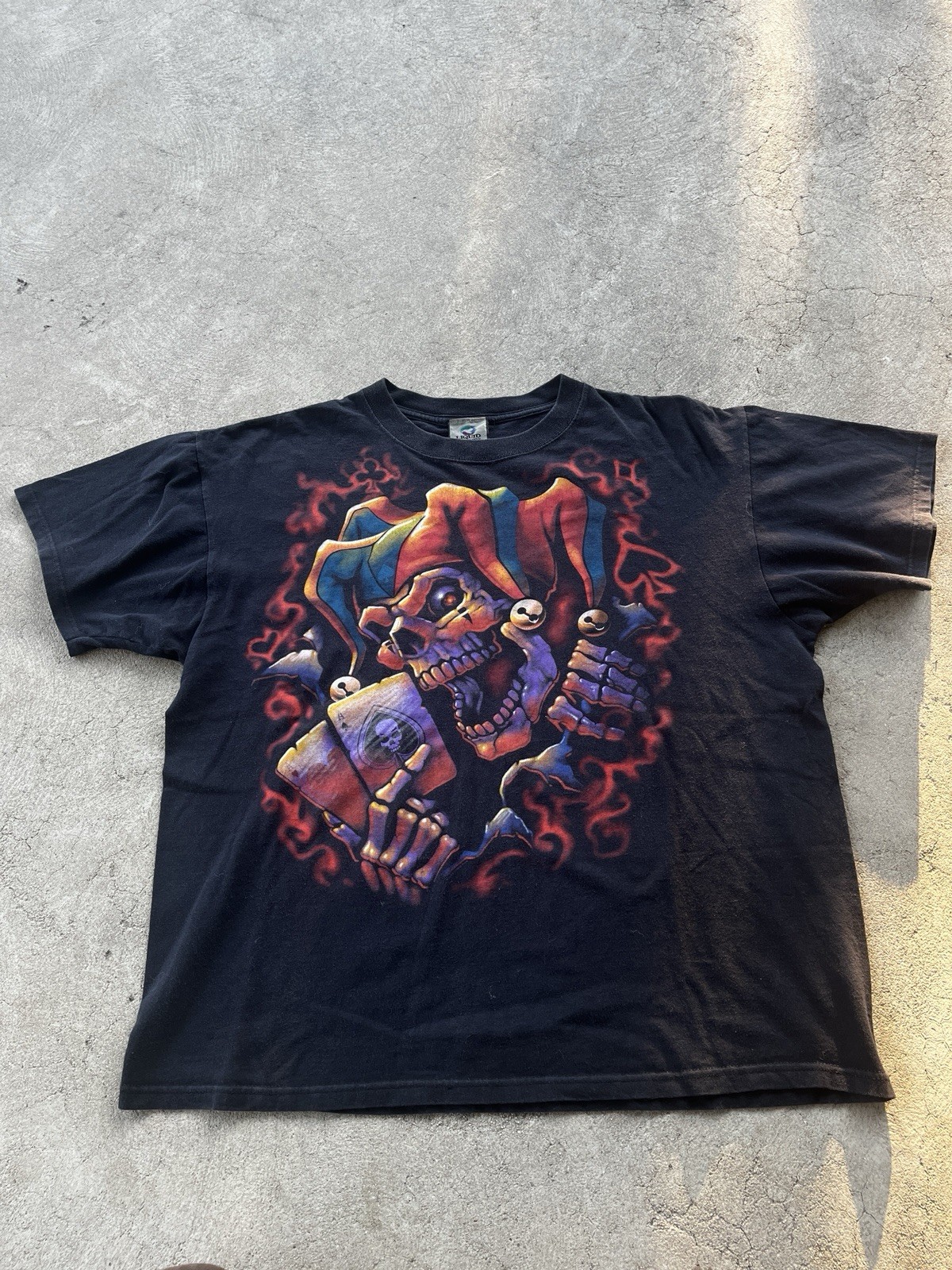 Y2K Liquid Blue Clown Tee gallery