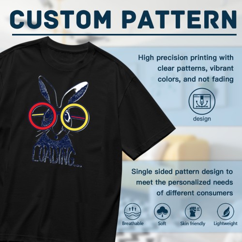 [Inspirational T-Shirt] Black Men's Casual Short Sleeve T-Shirt Breathable Str gallery