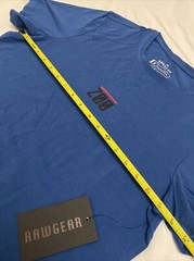RAW GEAR MEN’S ESSENTIAL ZOO TEE SIZE SMALL BLUE