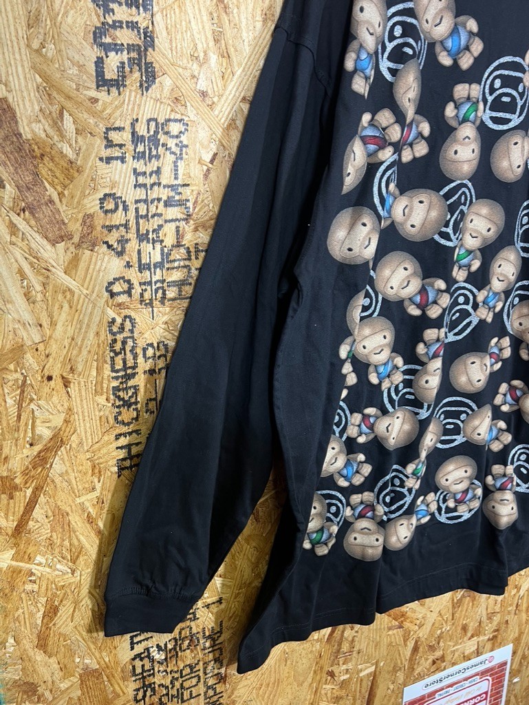 Vintage Five Elementz Glitter Monkey Long Sleeve Shirt Graphic Adult XXL Y2K AOP gallery