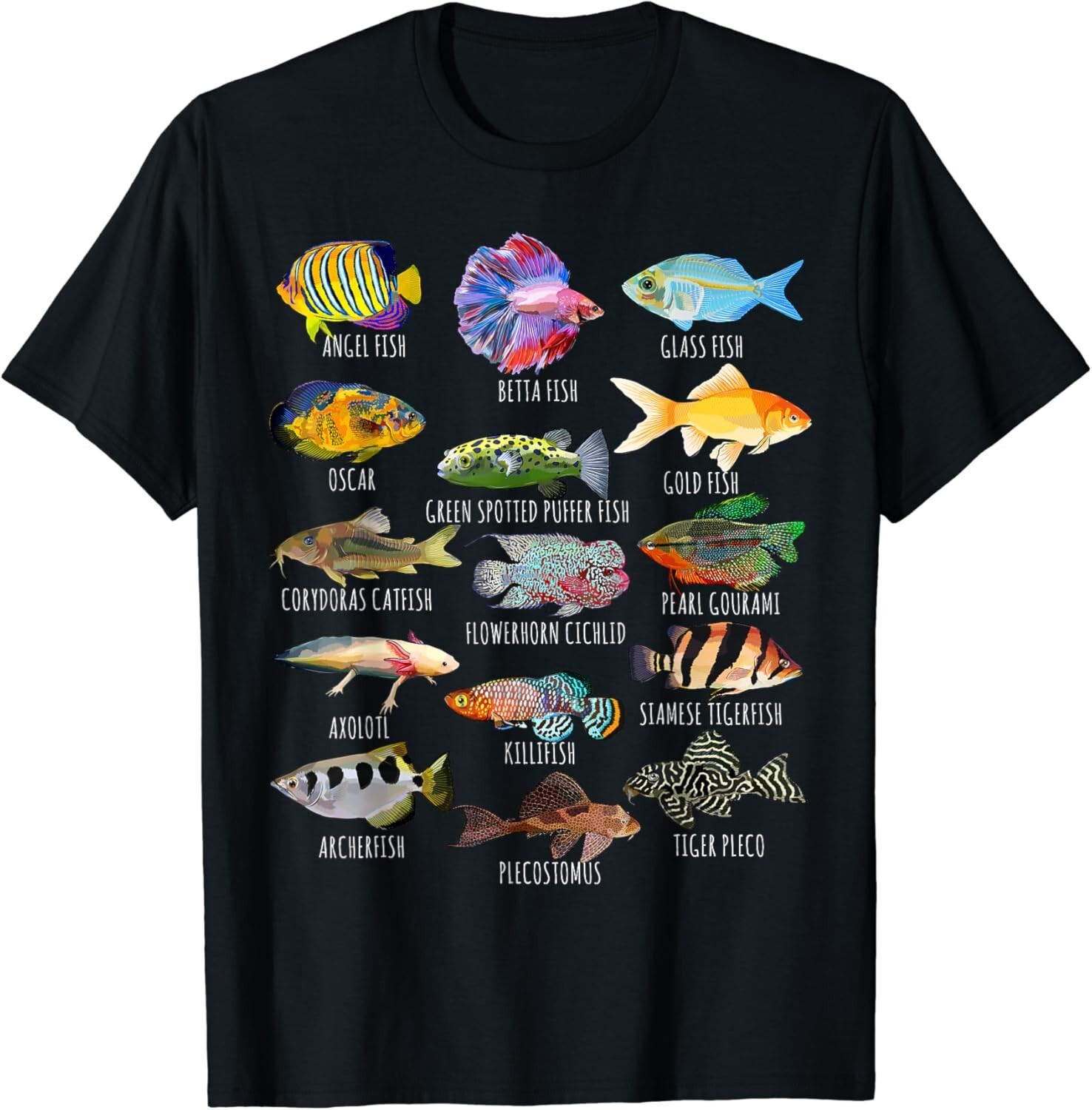 Fishkeeping Fish Biology Tee Shirts Gift Unisex T-Shirt