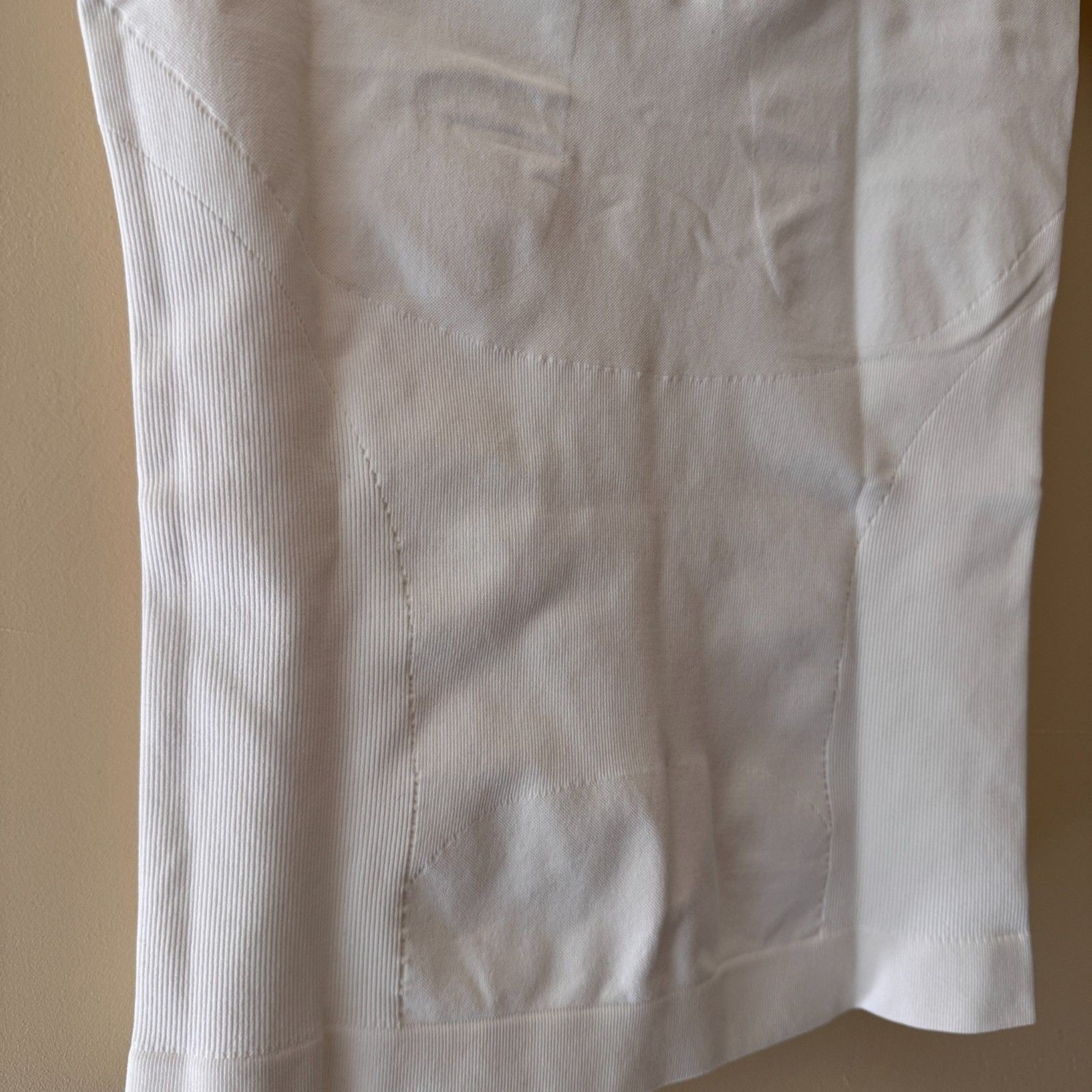 SPANX Men's Zoned Performance White Crew Neck Under Shirt size XL (46-48) NWOT gallery
