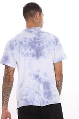 Prince Mens Official Licensed Rose Purple Rain Graphic Tie Dye Tee T Shirt Med