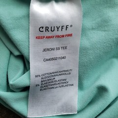Cruyff Men Jeroni SS Athlete Fit Tee 95% Cotton 5% Elastane Size XXL