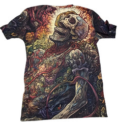 Vampire Graphic T Shirt Size Large Goth Horror