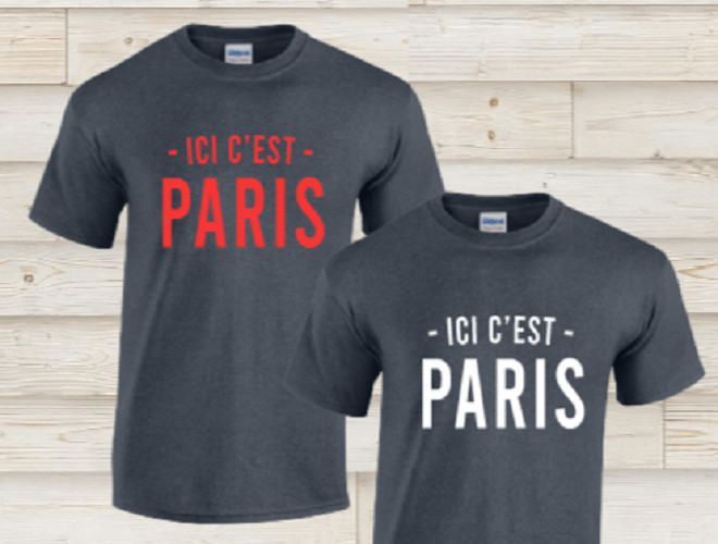 Messi Ici C'est Paris Lionel St Germain Psg Soccer Football French T-Shirt Shirt gallery
