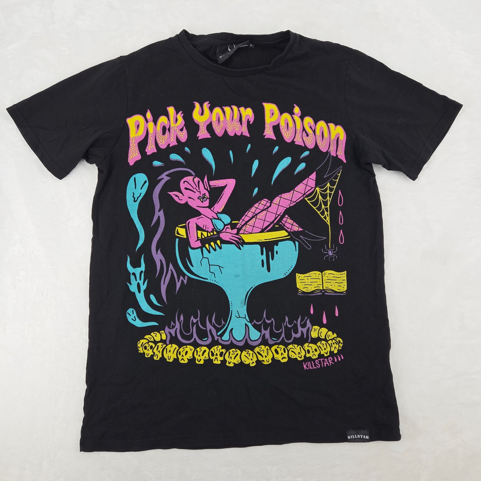 Killstar Pick Your Poison Unisex T-Shirt Sz Lg Used Good Shape gallery
