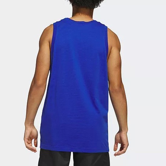 ADIDAS Men's Multi Sport Tank Top - Royal Blue - Size: MEDIUM ***NEW with TAGS gallery