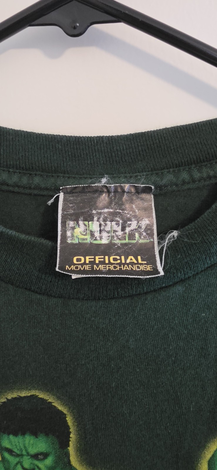 2003 official Marvel incredible Hulk movie T-shirt gallery