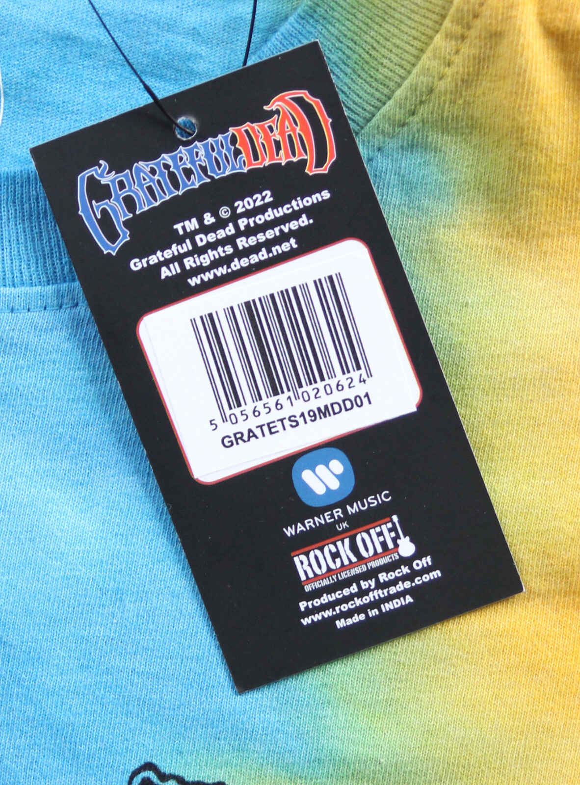 Official Grateful Dead T Shirt 1977 Tour Multicoloured Tie Dye New S M XL gallery