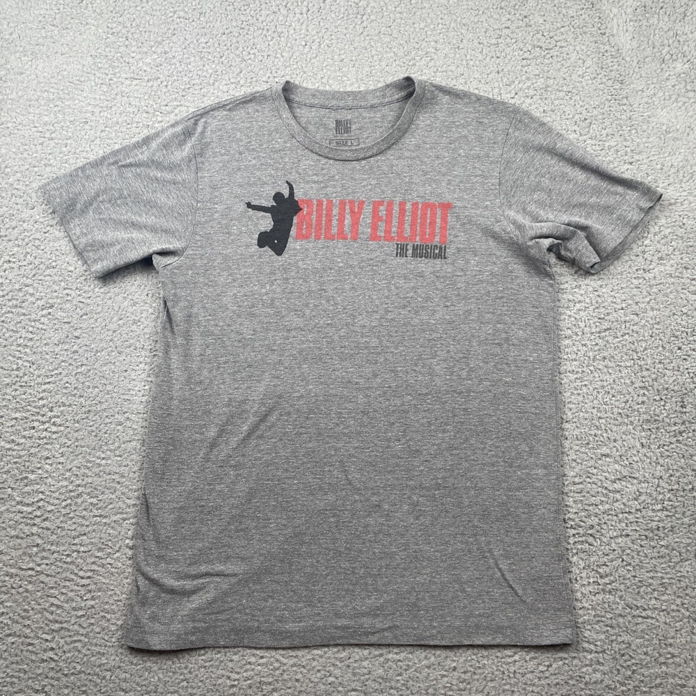 Billy Elliot T-shirt Men Large Heathered Gray Film Movie Musical